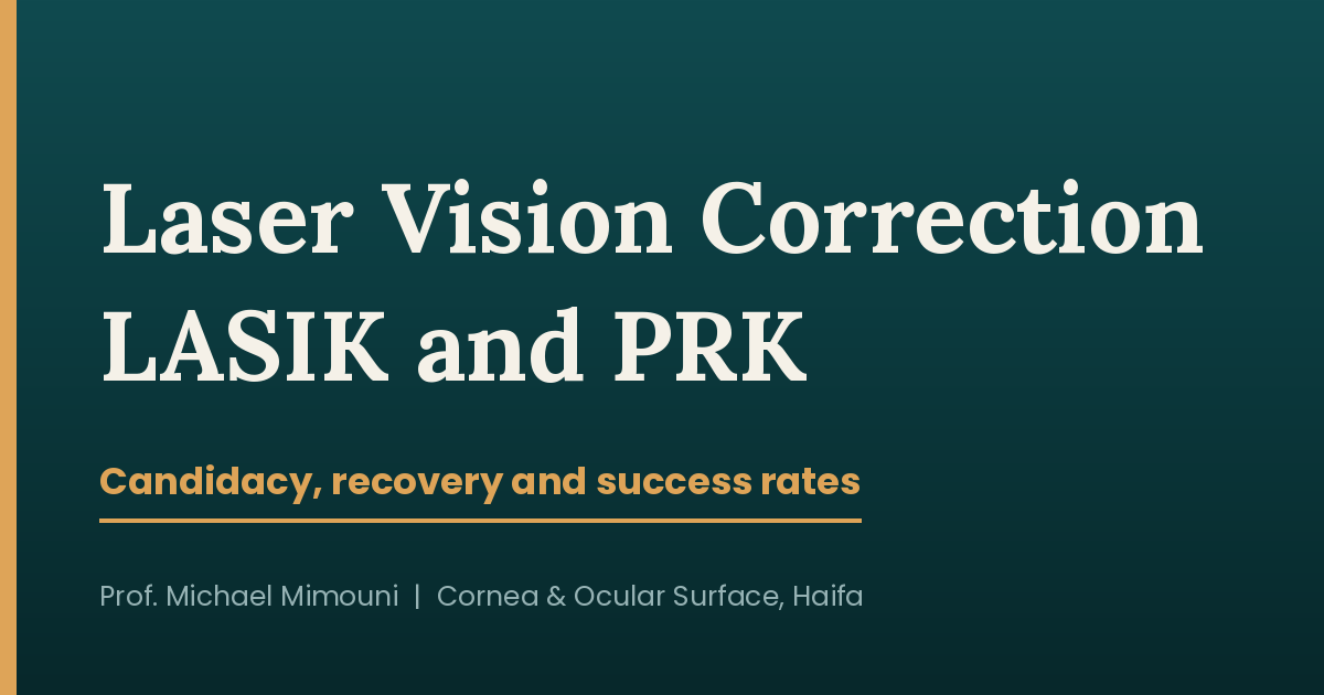 Presbyopia — the Options for Correcting Near Vision